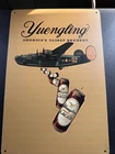 Vintage Yuengling Beer Tin Metal Sign 8x12 Rustic Plane Bar Man Cave Garage Den