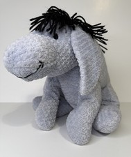 Disney Store Stuffed Plush Chenille Winnie The Pooh Eeyore Donkey VTG