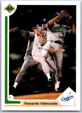 ⚾ 1991 Upper Deck #175 Fernando Valenzuela Los Angeles Dodgers