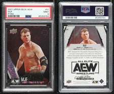 2021 Upper Deck AEW All Elite Wrestling Pyro MJF #51 PSA 9 MINT Rookie RC