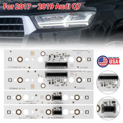 4pcs Audi Q7 Full LED Turn Signal Chip | 2017 2018 2019 Front Left Right Metal -