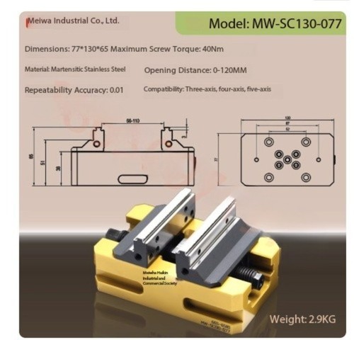 Tornillo de 4-5 ejes giratorio accesorio de mesa placa de punto cero acero inoxidable Cn - Imagen 7 de 18