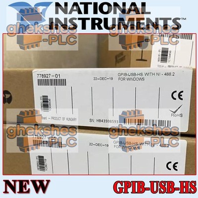 Sealed National Instruments GPIB-USB-HS Adapter Controller IEEE488 NI 778927-01