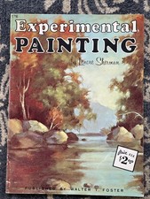 Vintage Walter Foster Art Book 176 Experimental Painting Lenore Sherman