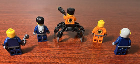 5 Lego Agents Minifigures - Spy Clops Agent Chase Henchman - #8635