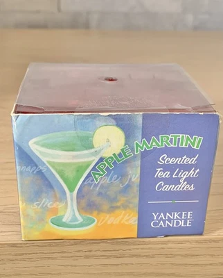 Yankee Candle Scented Tea Light Candles Apple Martini Vintage Rare - Image 1 of 3
