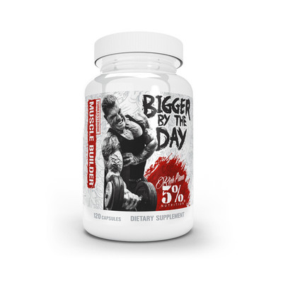 RICH PIANA 5% NUTRITION BIGGER BY THE DAY Muscle Builder with Turkesterone