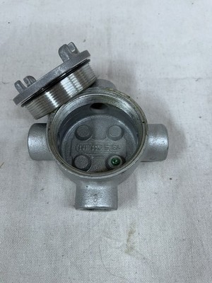 NEW EATON 3/4'' MALL IRON EXPLOSION PROOF CONDUIT JUNCTION OUTLET BOX