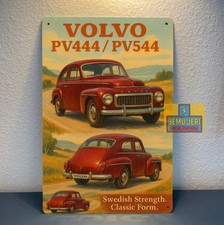 Volvo Pv444 Pv544 Car Metal Poster - Tin Sign - Size20x30cm Volvo Pv444 Pv544 Car Metal Poster - Tin Sign - Size20x30cm