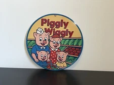 Piggly Wiggly Grocery Store Family Vintage Style Metal Sign