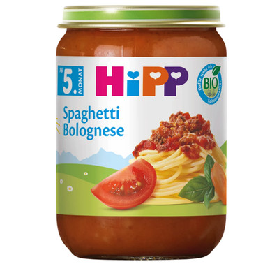  HiPP Menü Spaghetti Bolognese nach dem ab 5. Monat, 190 g