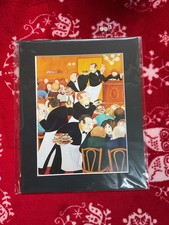 Really Lovely rare Mounted Art Print by BERYL COOK , early 1980s edition