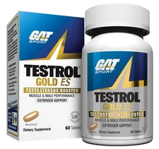 GAT SPORT Testrol Gold ES, Tribulus, DIM, Zinc, Longjack, Fenugreek, Saw Palm...