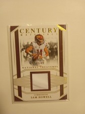 2023 Panini National Treasures Century Materials Gold /49 Sam Howell #CEN-SHL