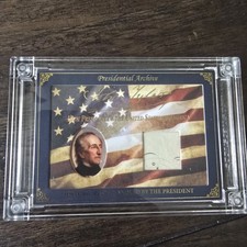 2025 A Word From POTUS John Tyler Relic Card 356/649 President