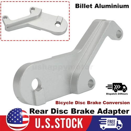 Billet Rear Disc Brake Adapter Caliper Bracket For Bicycle Disc Brake Conversion