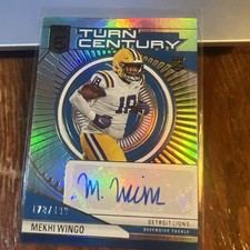 Mekhi Wingo 2024 Donruss Elite Turn of the Century Autograph RC LSU Lions /499