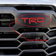 Red Grill Letter Set For Toyota Tundra Trd Pro 2022 Precut Vinyl Decals