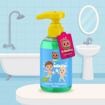 CORSAIR TOILETRIES CoComelon Singing Handwash 250ml Kids Musical Soap Wash Your Hands Song Ages 3+