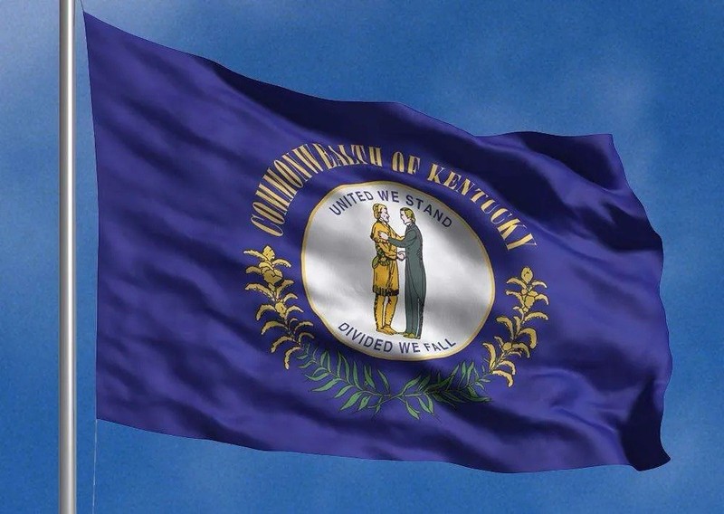Kentucky State Flag - EMBROIDERED- 3x5’