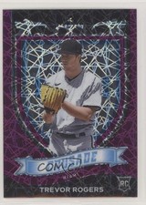 2021 Panini Chronicles Crusade Purple Velocity Prizm Trevor Rogers #9 0hk3