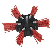 100mm Nylon Filament Strip Brush with 6mm Shaft - NFBS100