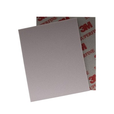 3M 2Pcs Superfine 500-600 Grit Softback Sanding Sponge Pad 4-1/2'' x 5-1/2''