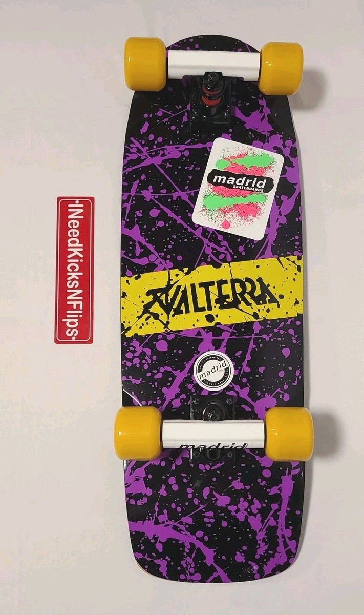BACK TO THE FUTURE MADRIDVALTERRAスケートボード Madrid Back To Future Valterra 40th Anniversary Marty Skateboard