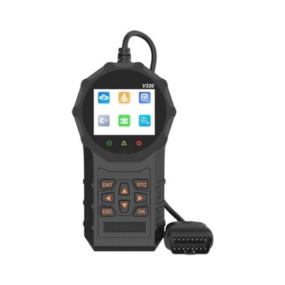 V320 Automotive Scanner Reads and Clears Engine Fault Codes for OBD2 Cars
