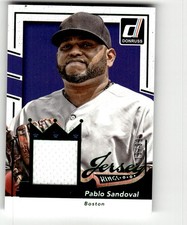 2016 Donruss Pablo Sandoval Jersey Kings Green #/99 #JK-PS