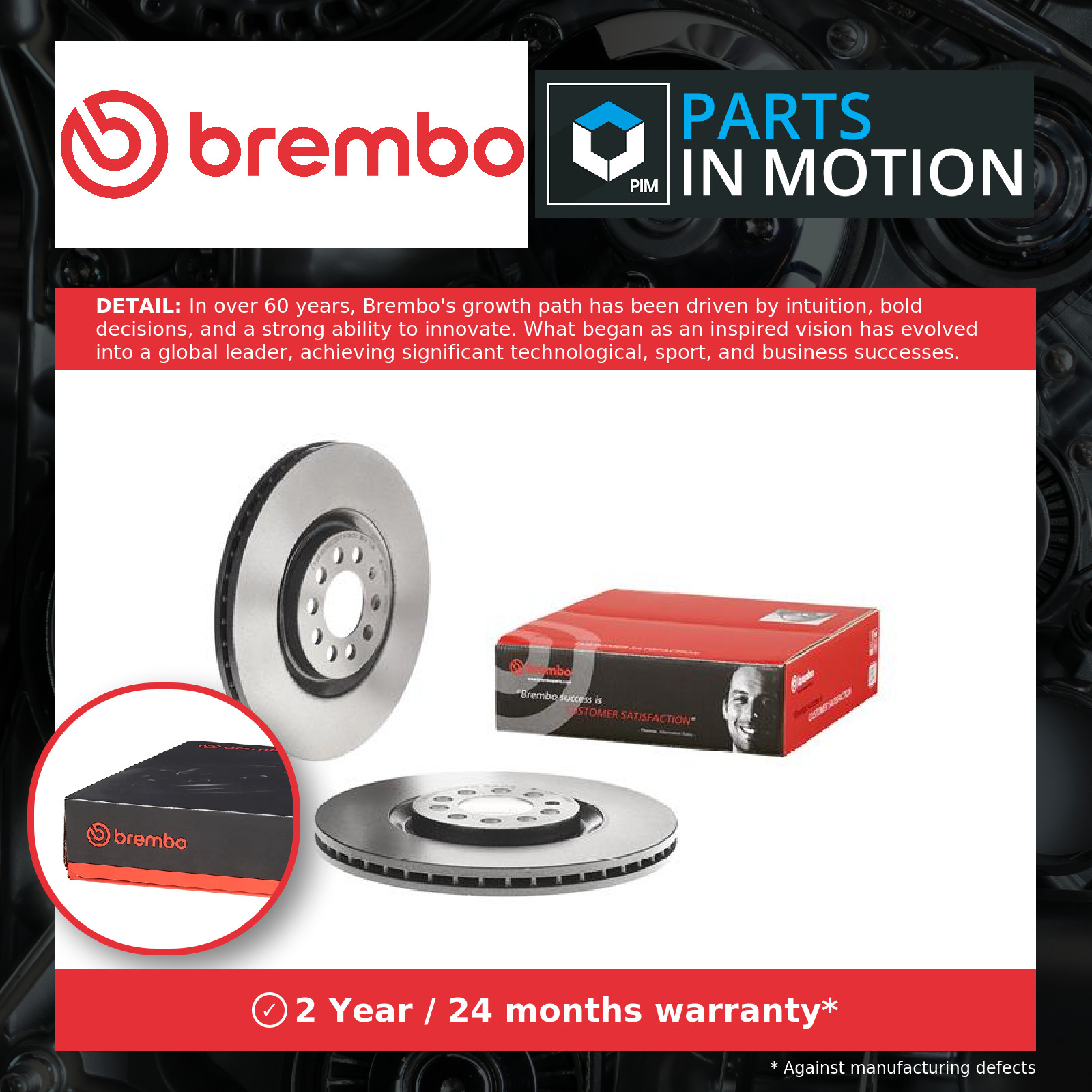 2x Brake Discs Pair Vented fits SEAT IBIZA 6L1 1.8 Front 04 to 08 312mm Set New - Image 33