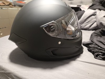 Ruroc Atlas 4.0 Carbon Fiber Helmet With Kardon Blue Tooth Size M/L Black