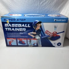 Super Step  Baseball Trainer Pop Up  Pitching  Machine-