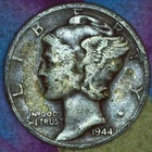1944-D Mercury Dime Good – Denver Mint – 90% Silver