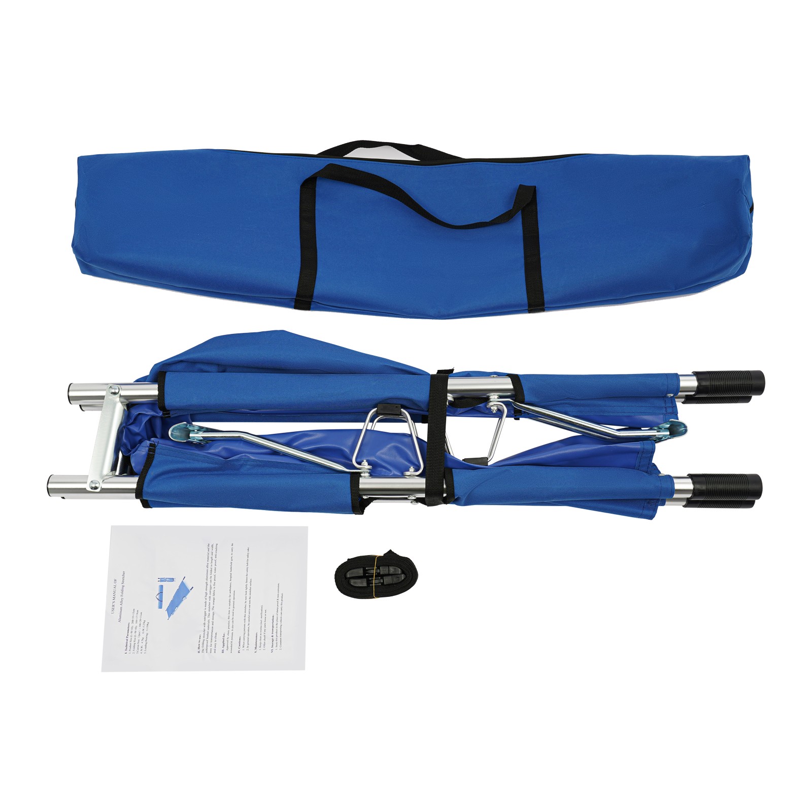 Emergency Foldable Stretcher Medical Stretcher Transport Stretcher 350.53 lbs