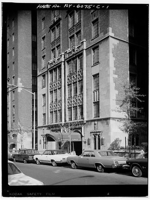1. MAIN ELEVATION, DETAIL OF LOWER FIVE FLOORS - Tudor City Complex, Prospect