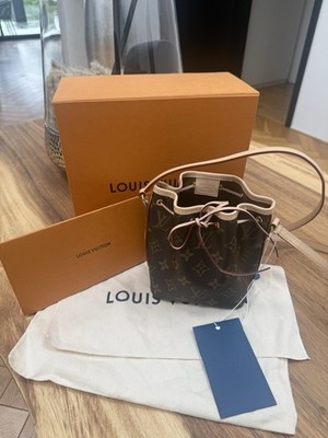 Louis Vuitton Nano Noe Monogram Canvas Fullset / neu