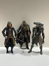 Neca Fluch der Karibik 7" Figuren Konvolut - Maccus / Davy Jones / Barbosa