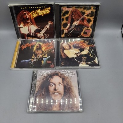 Ted Nugent CD Lot of 5 - Cat Scratch Fever, State of Shock, Great Gonzo + 2 more