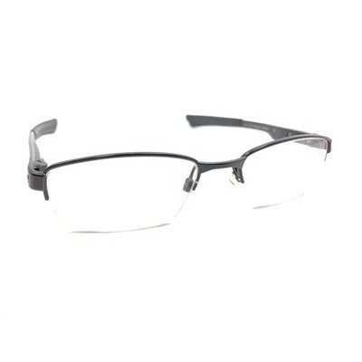 Oakley Double Tap OX3123-0151 Satin Black Half Rim Eyeglasses Frames 51-18 140
