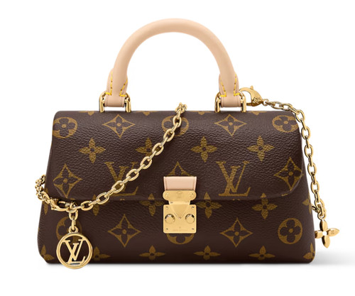 NEW Louis Vuitton Monogram Nano Madeleine Shoulder Bag Brown M28426 Authentic LV