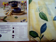NEW LIFESTYLES BY BARDWIL Botanica TABLECLOTH Round 70'' NIP Garden Leafy floral