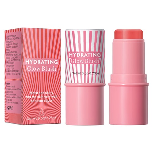 Cream Blush Balm for Cheeks Lips Makeup Stick Cheek Blush Hydrating Lipstick - Picture 15 of 17