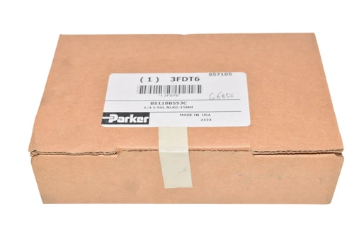 NEW Parker 3FDT6 Solenoid Air COntrol Valve 1/4'' 