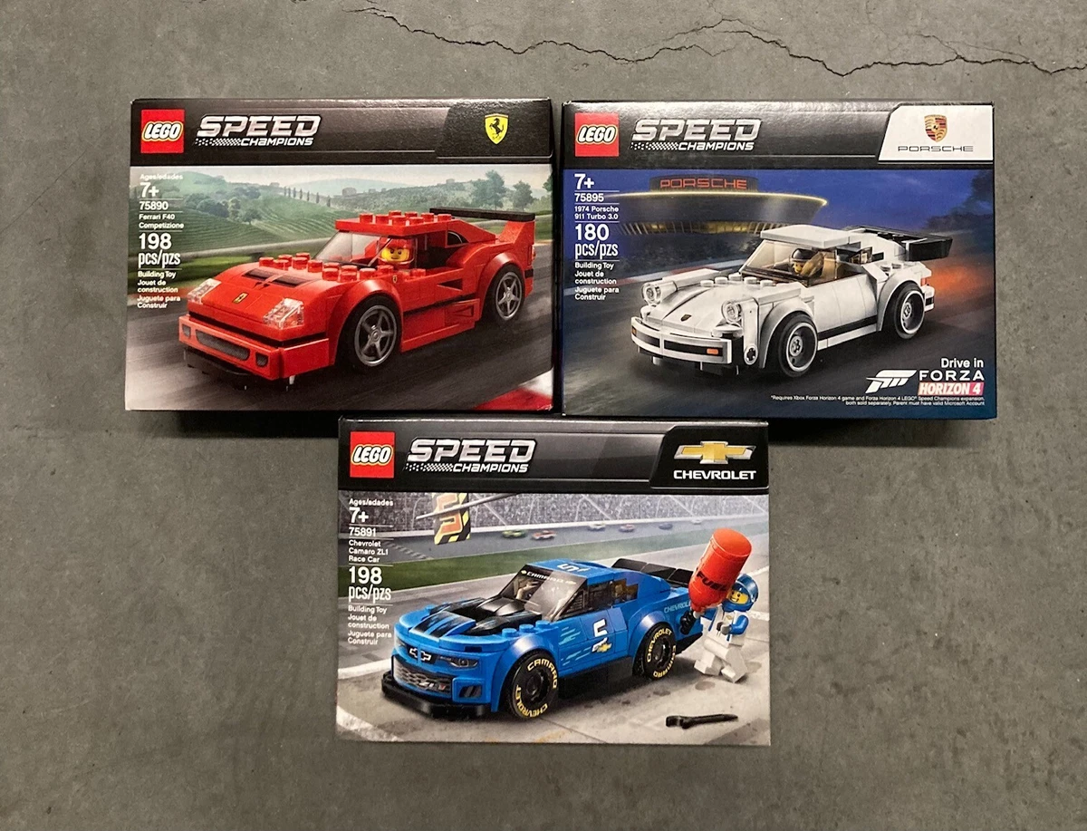 Lego Speed Champions 2019 Ferrari F40 Chevy Camaro Porsche 911 eBay