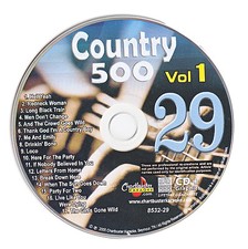 KARAOKE CHARTBUSTER CD G COUNTRY 500 CB8532 VOL.1 DISC  29
