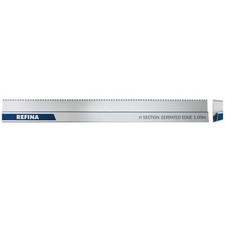 Refina Aluminium H Section Feather Edge Serrated Box Plastering Render