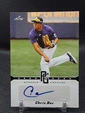 CHRIS BEC 2013 LEAF PERFECT GAME AUTO BLUE JAYS