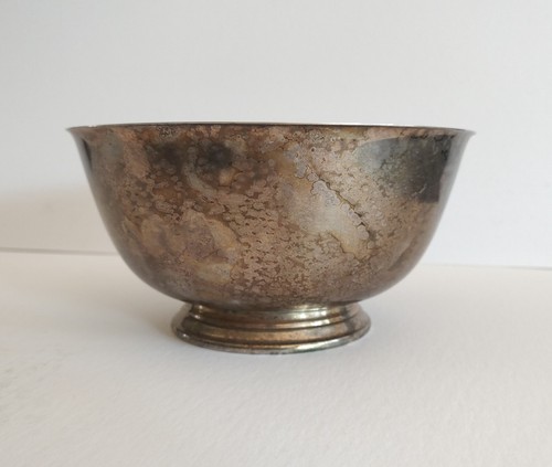 Vintage Oneida Paul Revere Style Silver Plated Bowl 8" - Picture 6 of 11