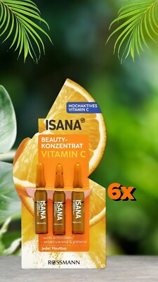 Vitamin C Konzentriert  Öl  Von Isana  6x Ampullen 